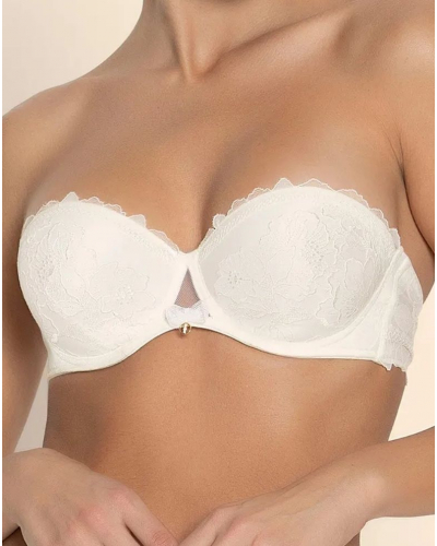 Strapless bra Lise Charmel Sublime Organza (Ecru Nacre)