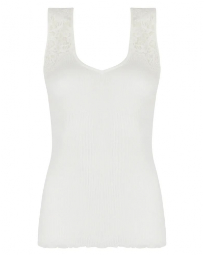 Camiseta de interior lana y seda Lise Charmel Plaisir Caresse (Ecru Nacre)