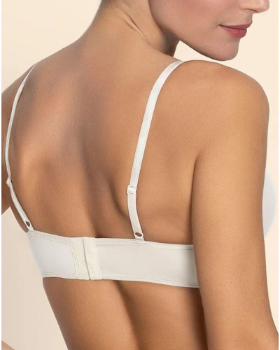 Padded strapless bra Lise Charmel Sensation Plaisir (Ecru Nacre)