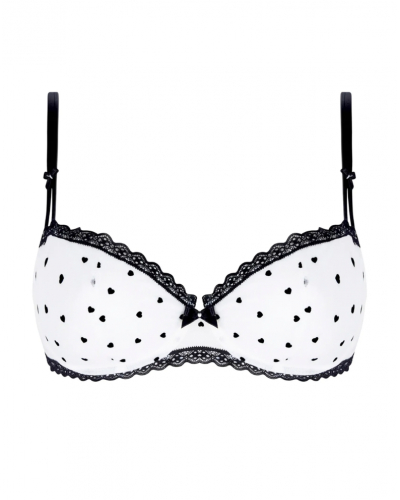 Soutien-gorge corbeille couture verticale Antigel Cœur de Rockeuse (Cœur Désir)
