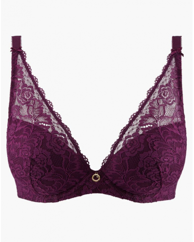 Sujetador plunge bufanda Aubade Rosessence (Berry)