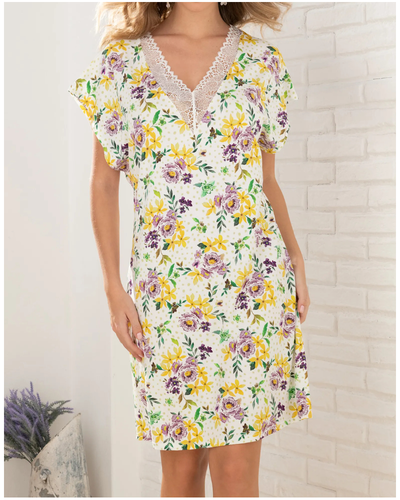 Camisón túnica Antigel Jardin des Poètes (Poésie Fleurie)