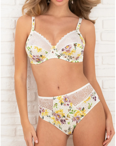 Wellness underwired bra Antigel Jardin des Poètes (Poésie Fleurie)