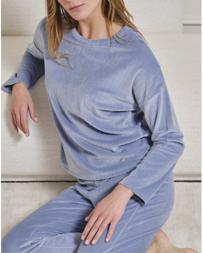 Pijama largo Massana (Bleu)