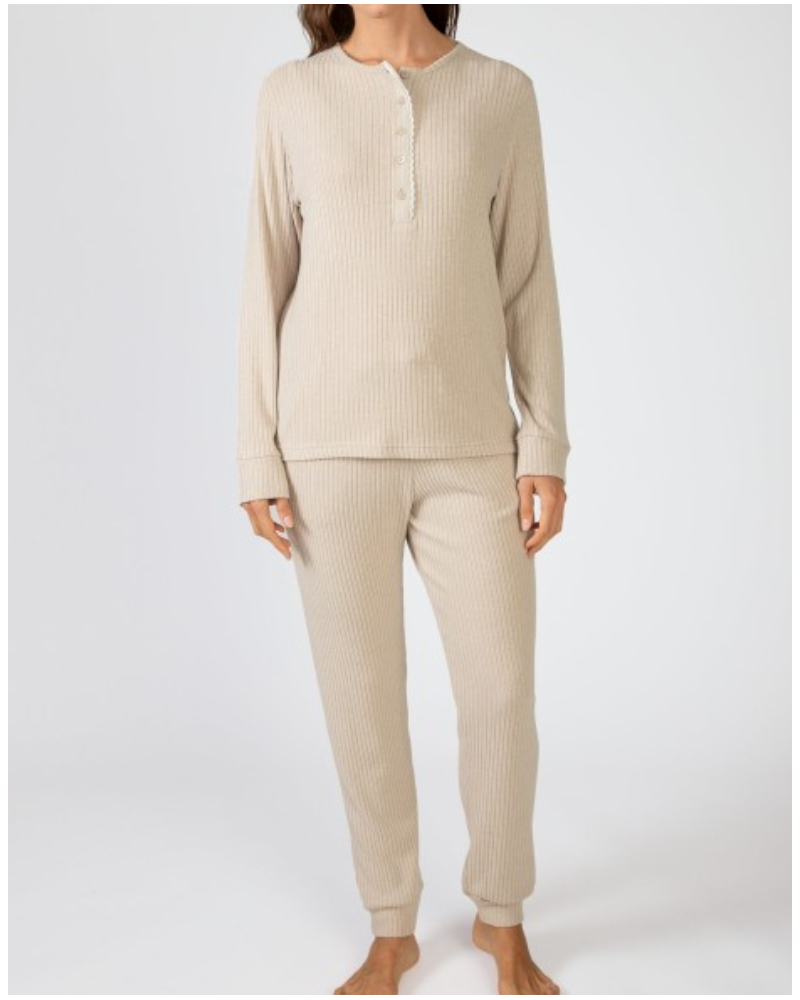 Long pyjamas Massana (Beige)