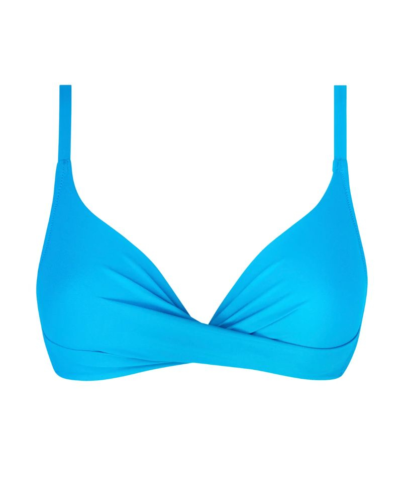 Sujetador de baño triángulo preformado Antigel La Chiquissima (Bleu Azur)