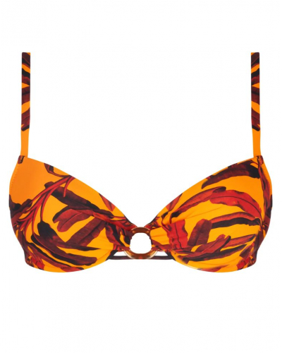 Padded bath bra Antigel La Mélanésia (Jaune Banane)