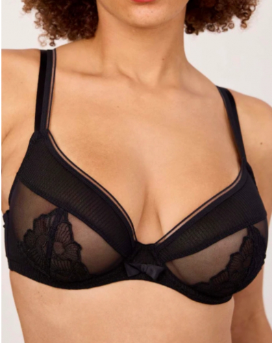 Wellness balcony bra Maison Lejaby Intuition (Black)