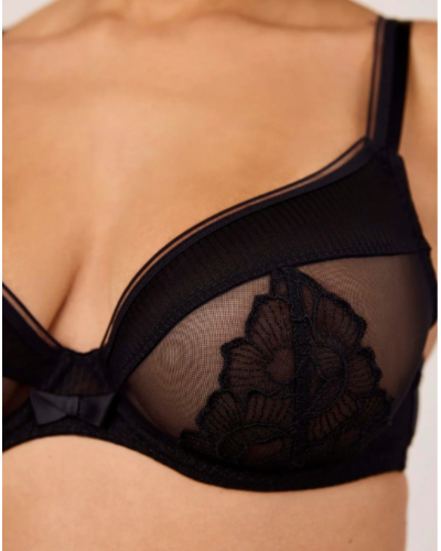 Wellness balcony bra Maison Lejaby Intuition (Black)