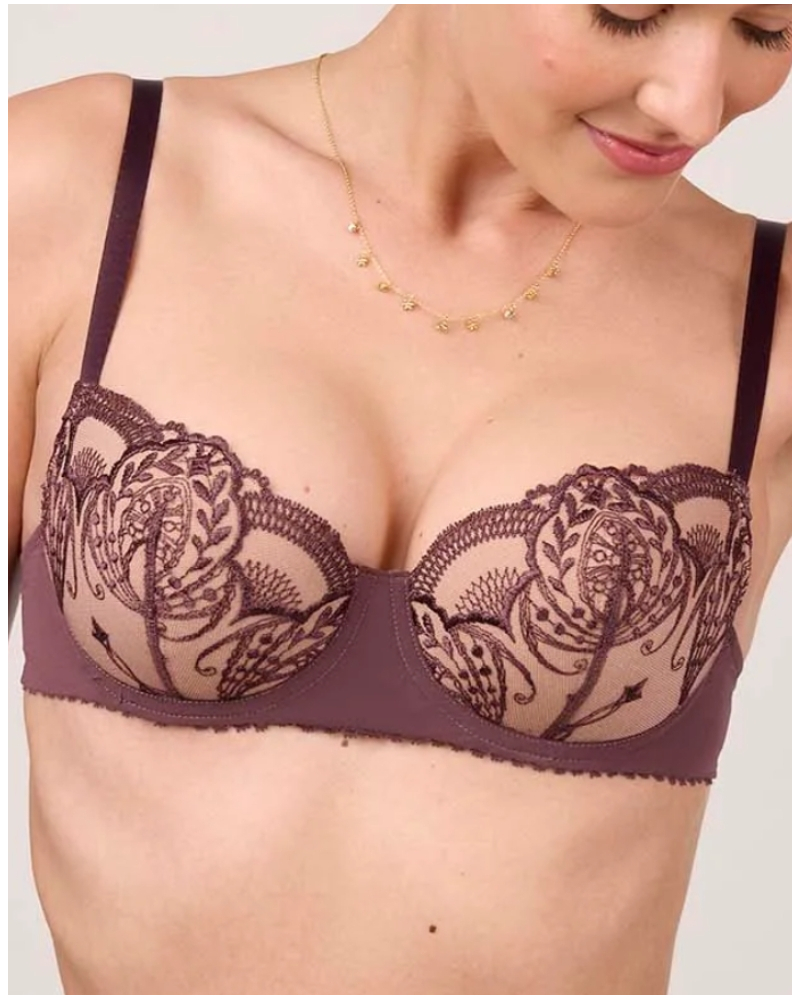 Soutien-gorge corbeille mousse Maison Lejaby Poésie (Grenadille)
