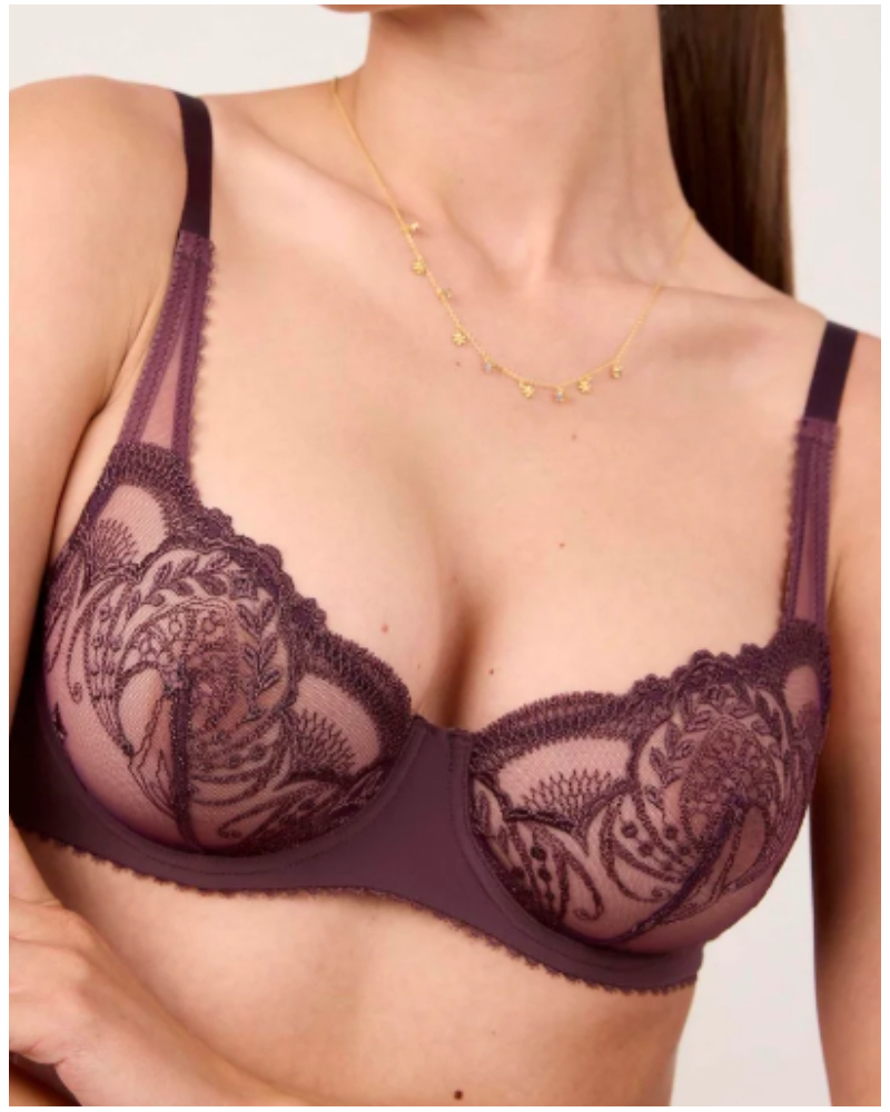 Soutien-gorge armatures Maison Lejaby Poésie (Grenadille)