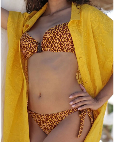 Padded bath bra Antigel La Papoue (Jaune Papou)