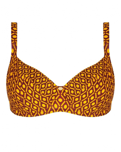 Balconette bath bra Antigel Antigel La Papoue (Jaune Papou)