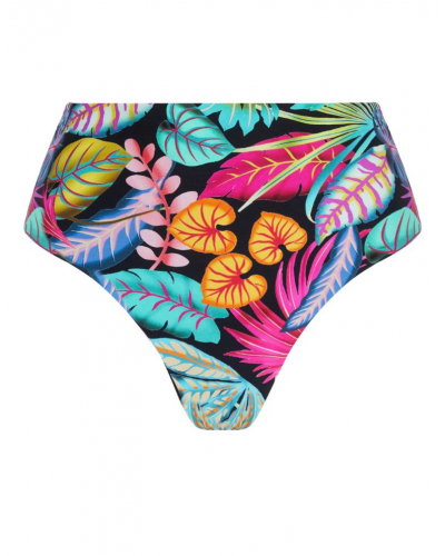 Reversible high-waisted bath brief Antigel La Forêt Magic (Noir Enchanté)