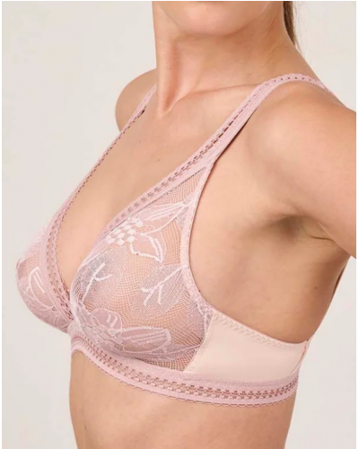 Soutien-gorge triangle sans armature Maison Lejaby Songe (Misty Rose)