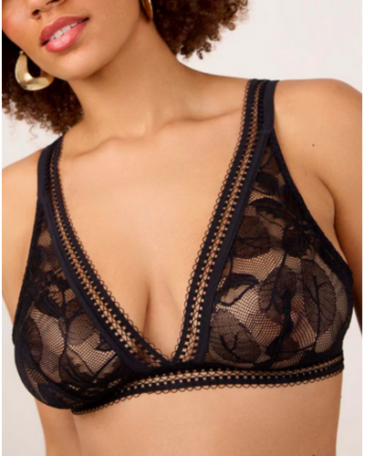 Wireless triangle bra Maison Lejaby Songe (Black)