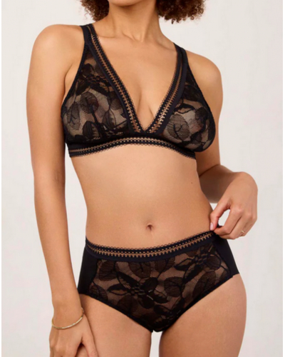 Soutien-gorge triangle sans armature Maison Lejaby Songe (Noir)