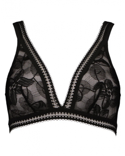 Soutien-gorge triangle sans armature Maison Lejaby Songe (Noir)