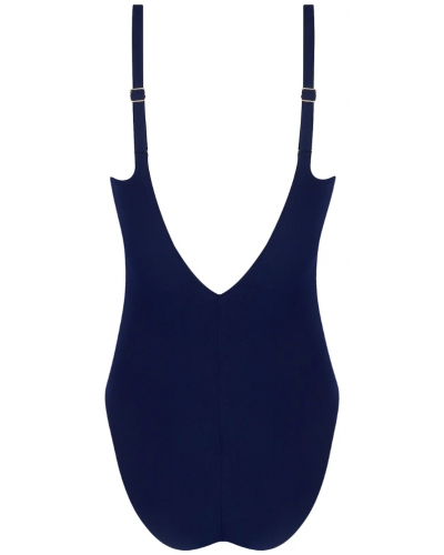 Maillot de bain une pièce maintien ouvert Lise Charmel Cordage Précieux (Cordage Navy)