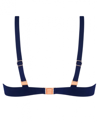 Underwired triangle bath bra Lise Charmel Cordage Précieux (Cordage Navy)
