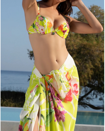 Soutien-gorge de bain coque Lise Charmel Fleurs Splendeur (Splendeur Lime)