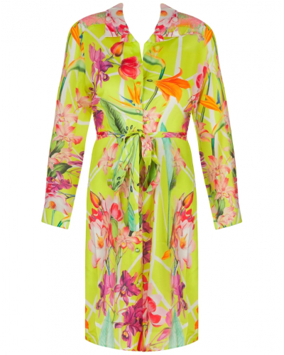 Beach shirt Lise Charmel Fleurs Splendeur (Splendeur Lime)