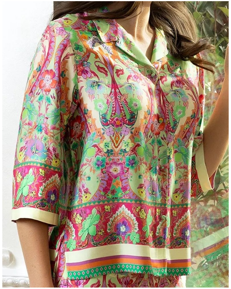 Chemise courte Lise Charmel Libertine en Fleurs (Nature Libertine)