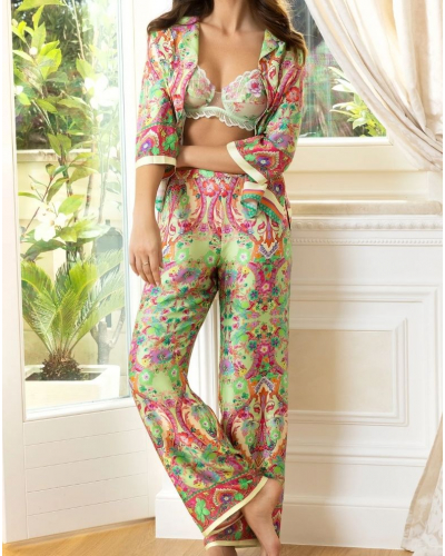 Pantalon Lise Charmel Libertine en Fleurs (Nature Libertine)
