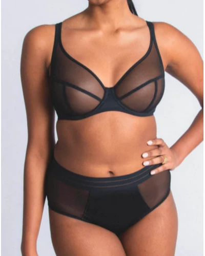 Soutien-gorge Balconnet Lejaby Nuage Pur 85C (70C EU) – Bleu Nuit, Armatures, Neuf Avec étiquettes