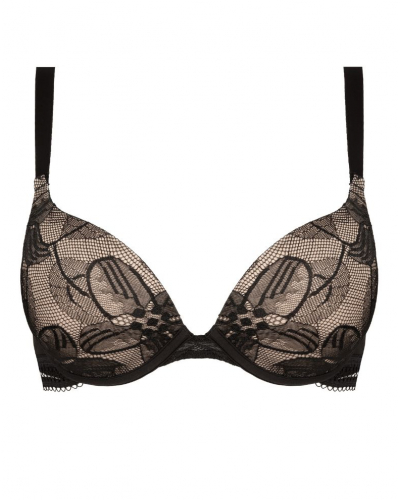 Sujetador push-up Maison Lejaby Songe (Negro)