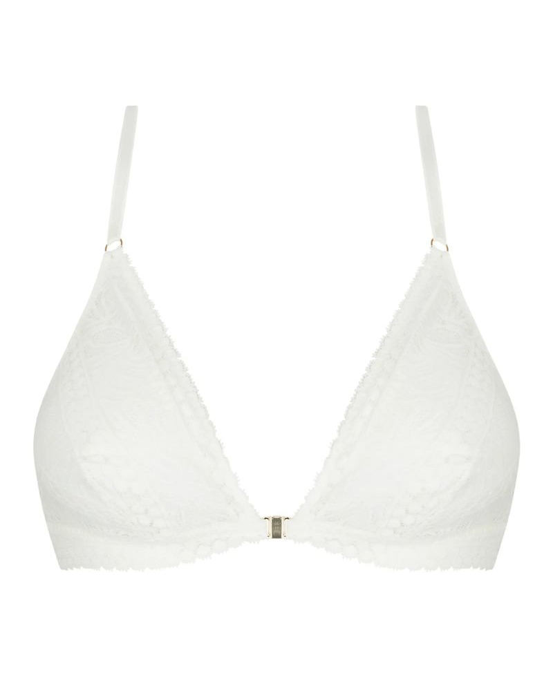 Front-opening underwired bra Antigel Atelier Séduction (Ecru Nacre)