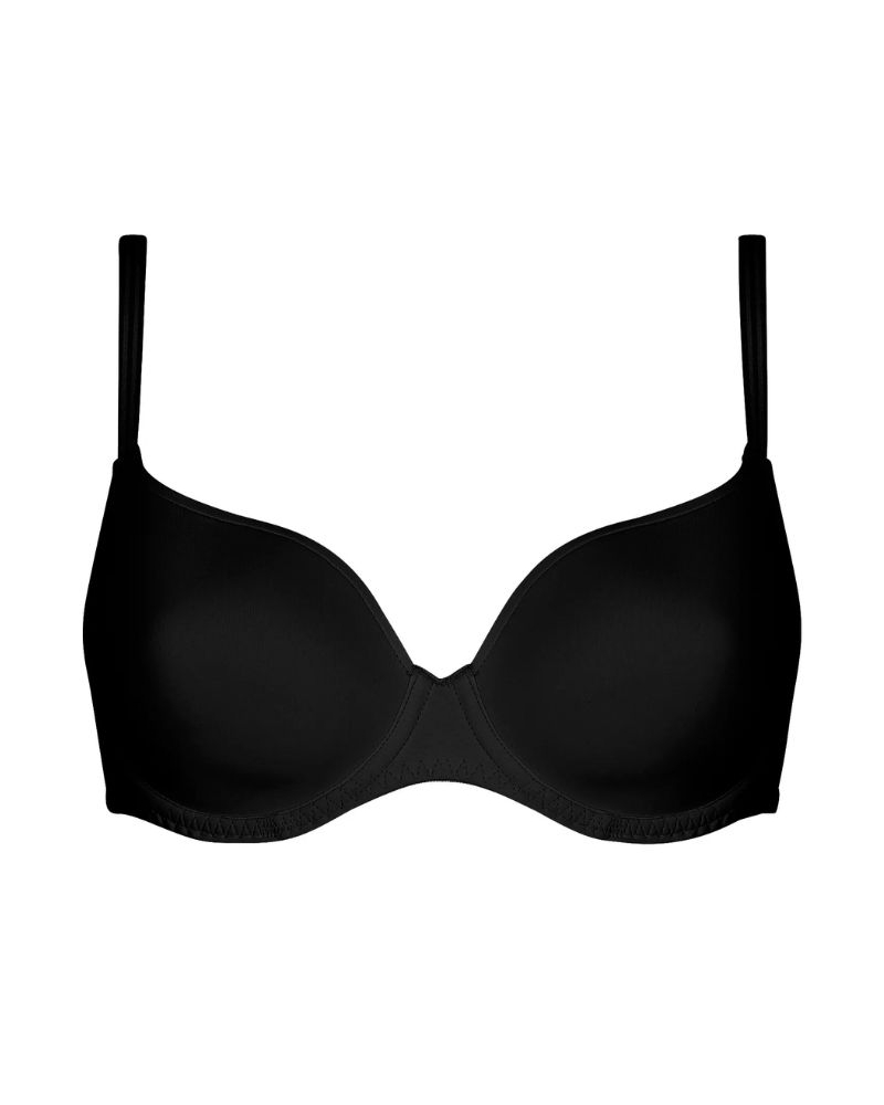 Sujetador preformado forma de corazón Antigel New Apesanteur (Negro)