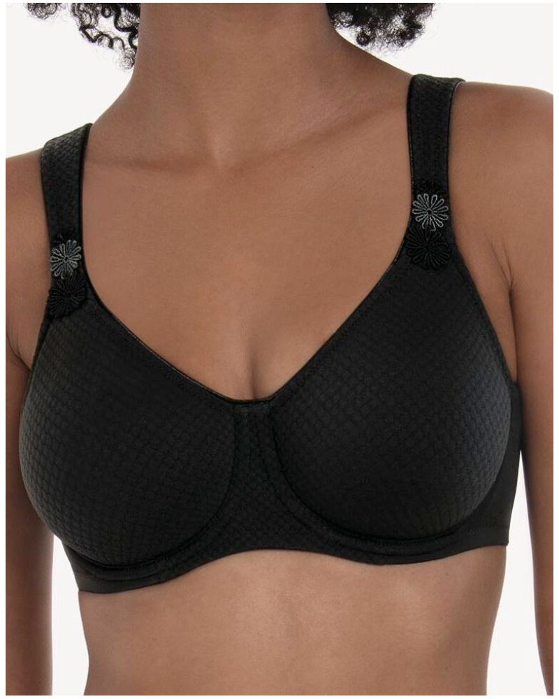 Moulded underwired bra Anita Leni (Black)