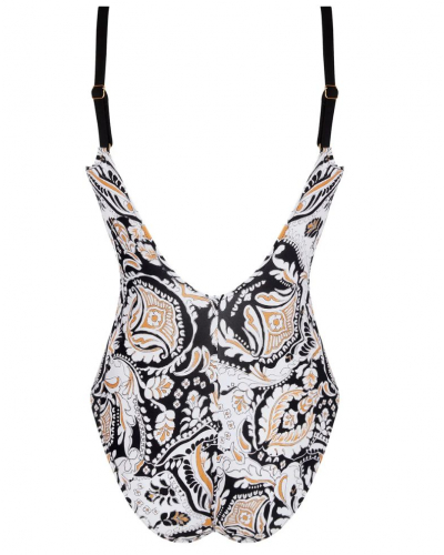 Underwired one-piece swimsuit Lise Charmel Rêves d'Ailleurs (Rêve Eclat)
