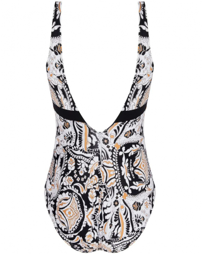 One-piece opened support swimsuit Lise Charmel Rêves d'Ailleurs (Rêve Eclat)