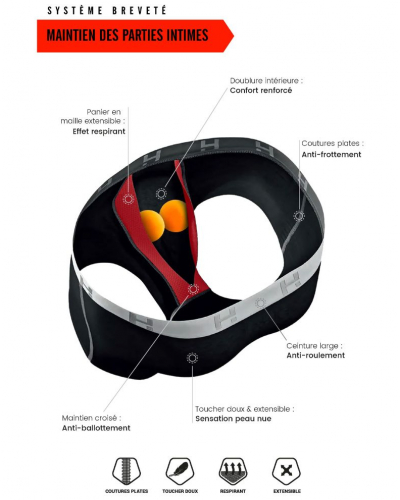 Bóxer microfibra Loïc Henry Skyline (Imprimé Multicolore)