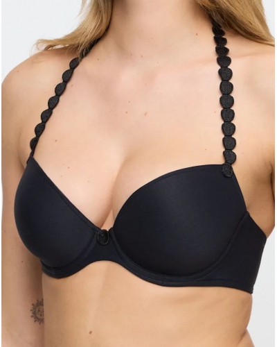 Soutien-gorge rembourré plongeant Marie Jo Tom (Noir)