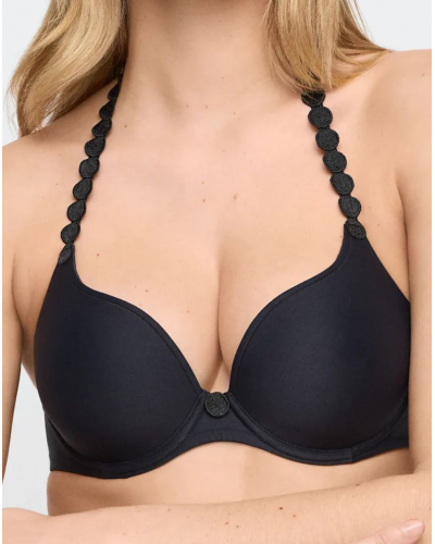 Soutien-gorge coque forme coeur Marie Jo Tom (Noir)