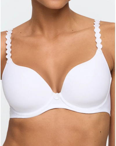 Soutien-gorge coque forme coeur Marie Jo Tom (Blanc)