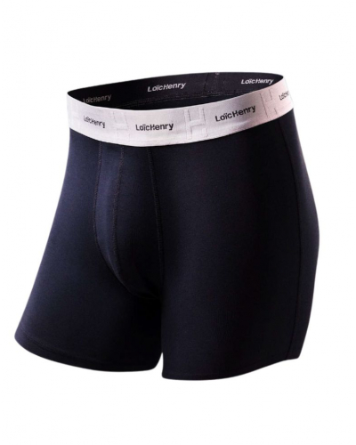 Boxer en coton Loïc Henry (Noir et Blanc)