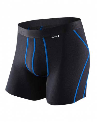 Sport boxer shorts Loïc Henry (Noir/Bleu)