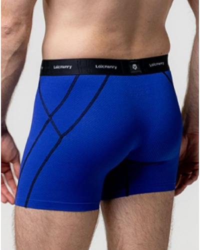 Bóxer de deporte Loïc Henry (Noir/Bleu Electrique)