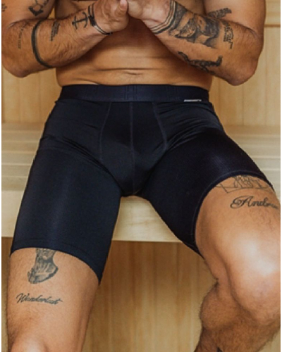 Boxer de sport longueur genou Loïc Henry (Noir)