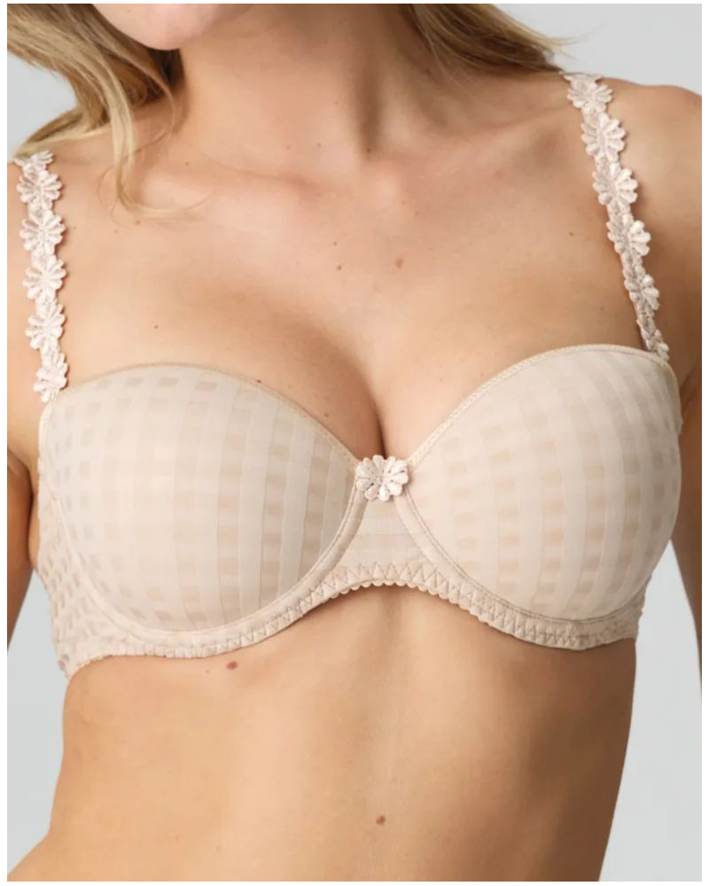 Sujetador bandeau preformado push-up Marie Jo Avero (Caffé Latte)