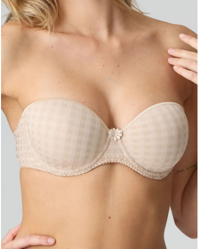 Padded push-up strapless bra Marie Jo Avero (Caffé Latte)