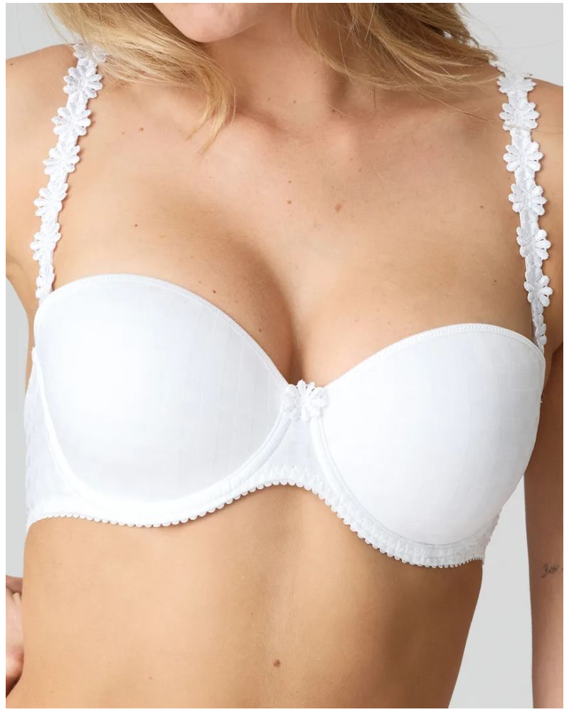Soutien-gorge bandeau rembourré Marie Jo Avero (Blanc)