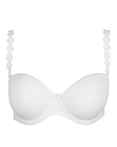 Sujetador bandeau preformado push-up Marie Jo Avero (Blanco)