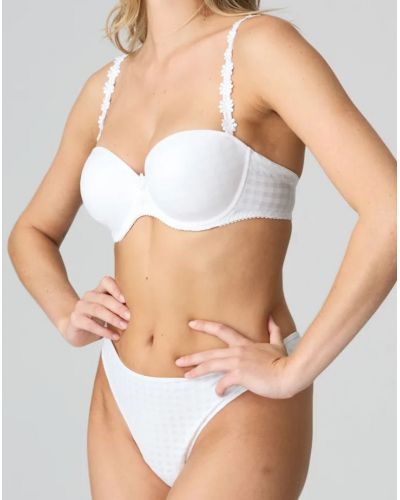 Sujetador bandeau preformado push-up Marie Jo Avero (Blanco)