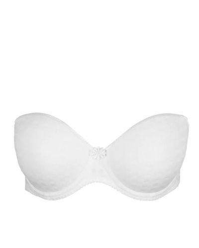 Sujetador bandeau preformado push-up Marie Jo Avero (Blanco)