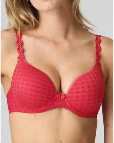 Heart-shaped push-up padded bra Marie Jo Avero (Scarlet)